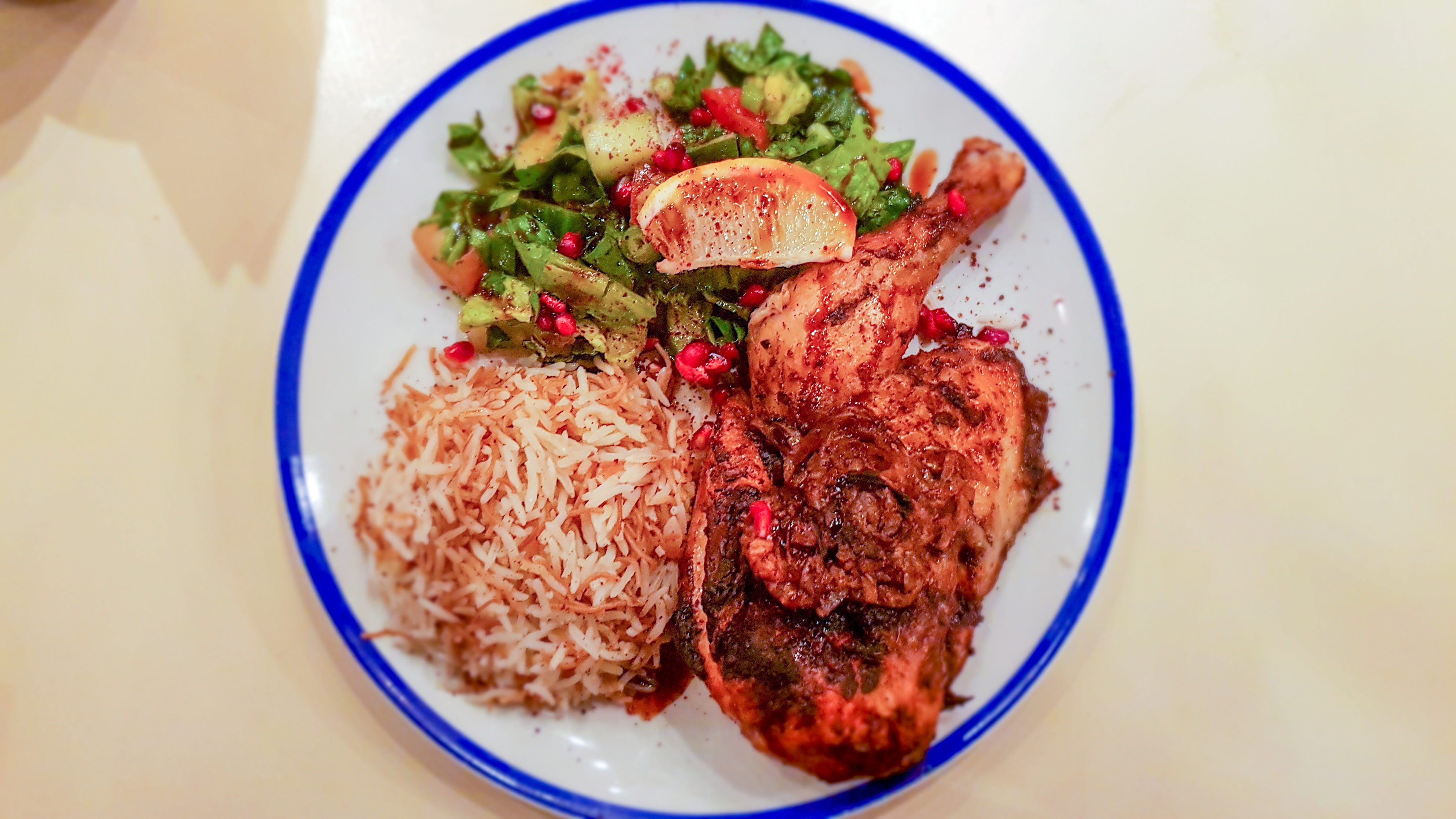 Chicken and basmati rice